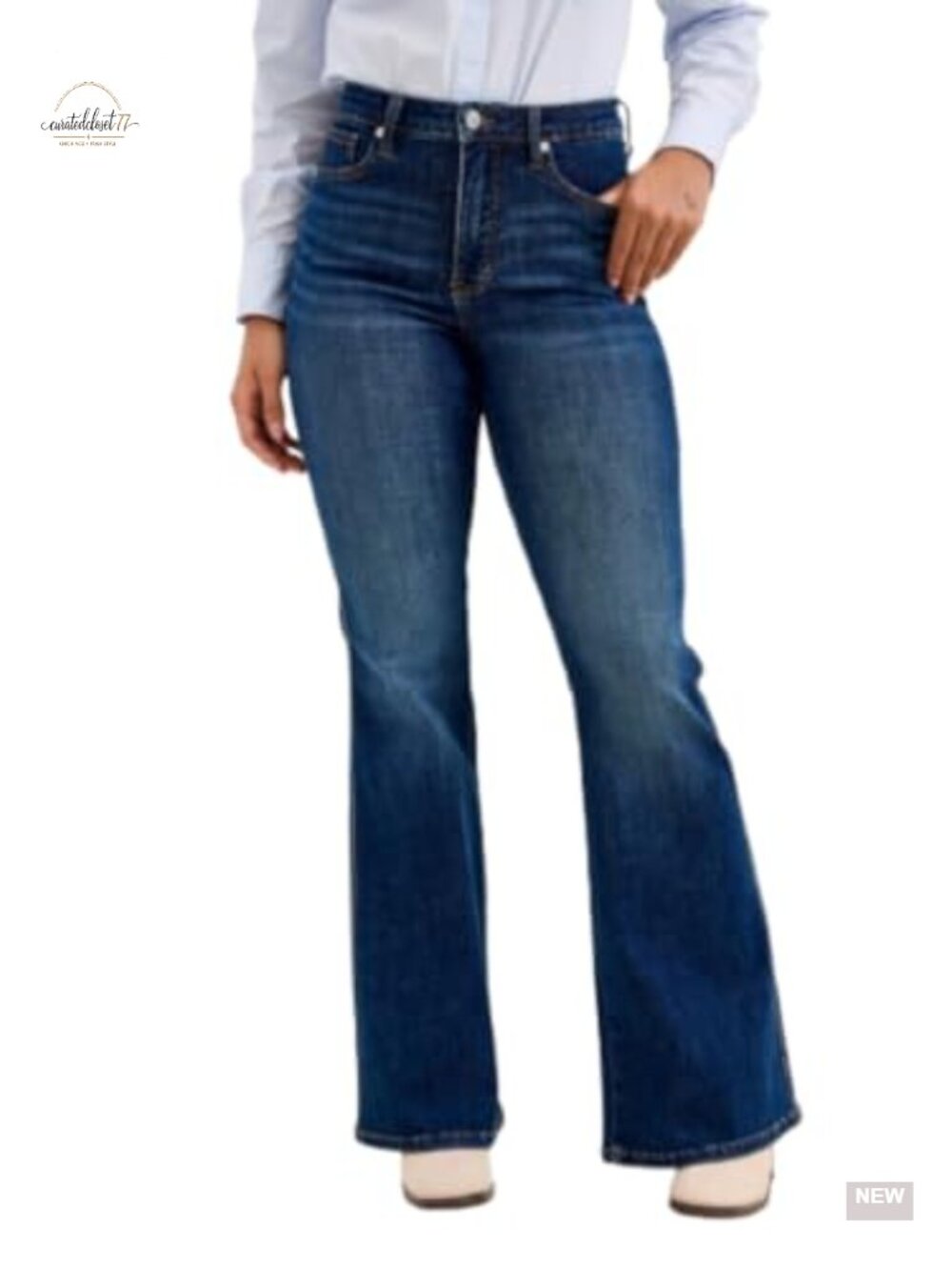 High Waisted Tummy Control Charlotte Flare Jeans